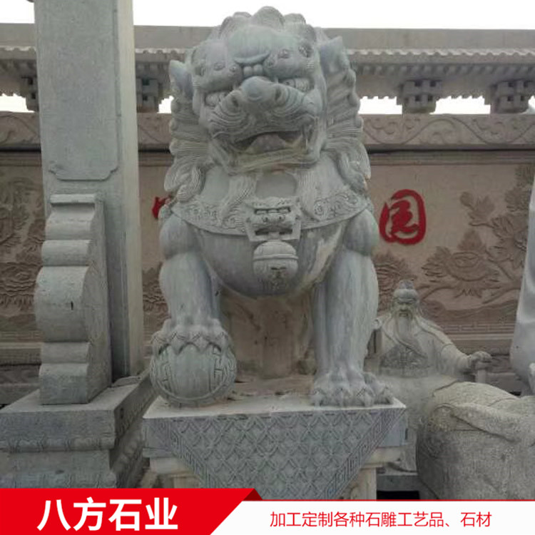 大理石石雕麒麟 貔貅 酒店景區(qū)門口石雕動物擺件