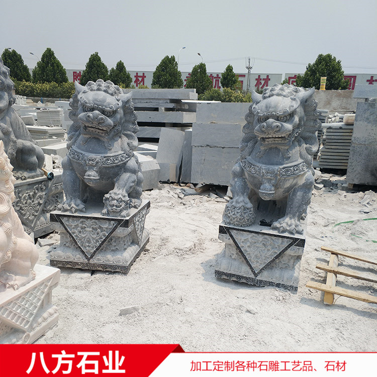 漢白玉石雕麒麟 貔貅 酒店景區門口石雕動物擺件